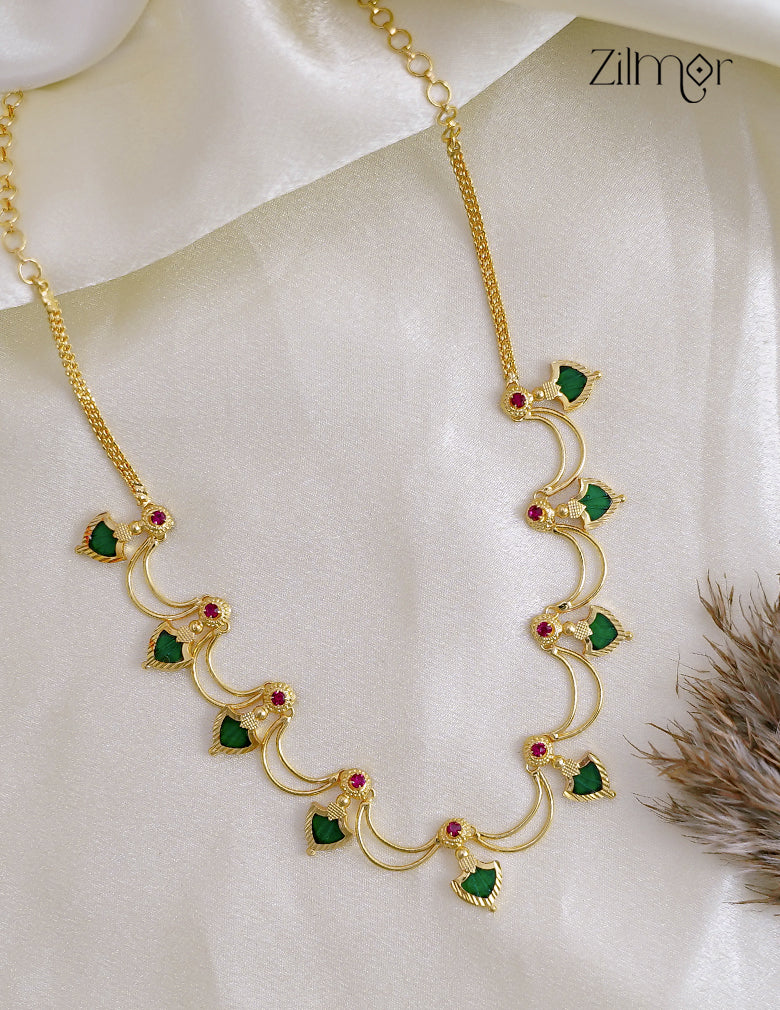 18K Gold Plated Palakka Necklace - PP1012462