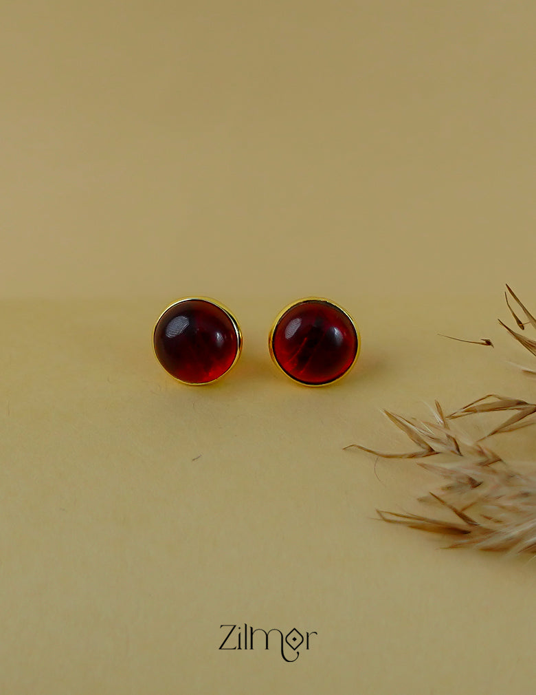 Simple minimal gemstone earrings perfect for everyday styling