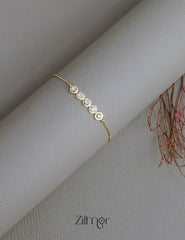 ZH1011734- AD Stone Adjustable Anti Tarnish Bracelet 1-Zilmor