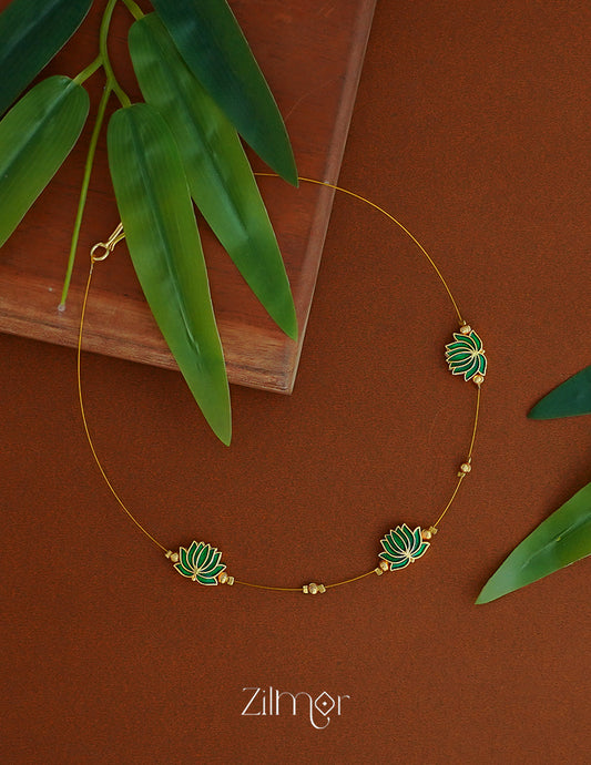 Lotus pendant invisible necklace delicate jewelry for women