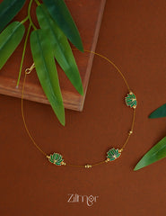 Lotus pendant invisible necklace delicate jewelry for women