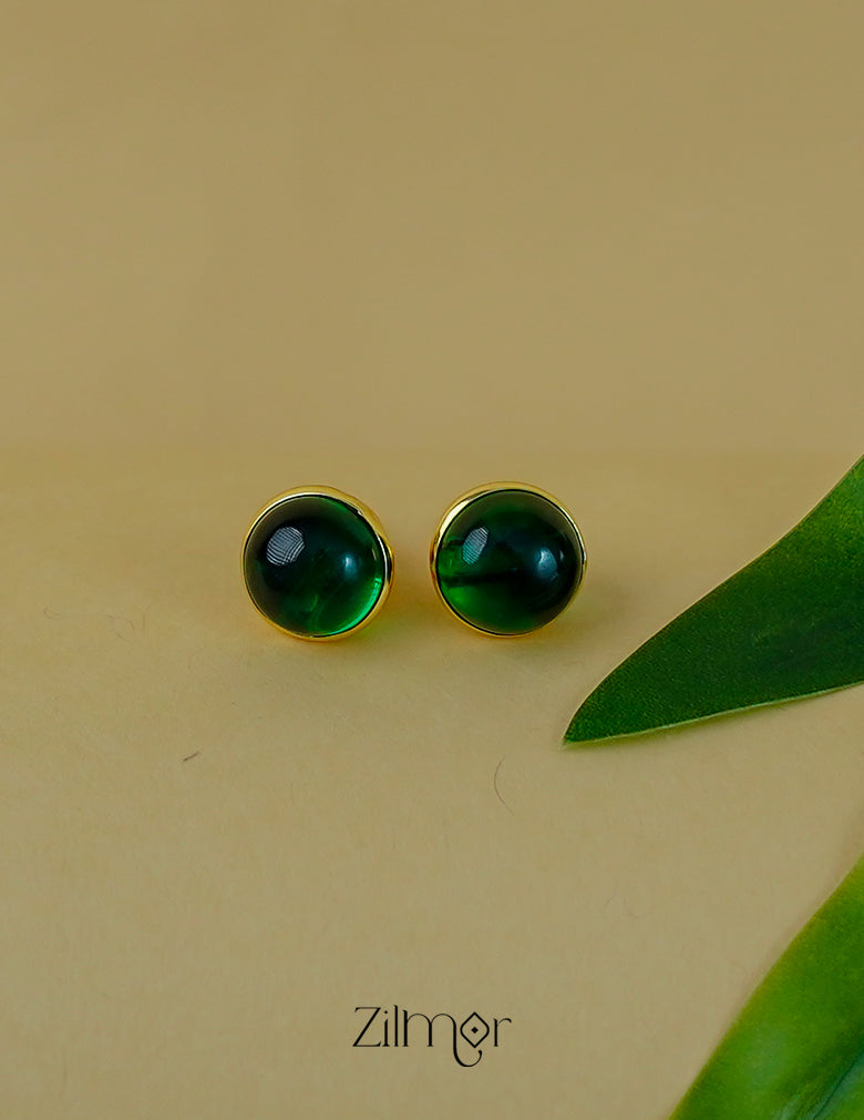 Minimal gemstone earrings perfect for daily wear for women