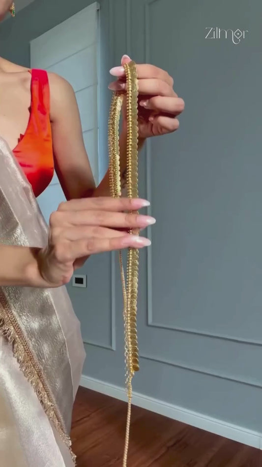 SN1011722 -  Traditional Lakshmi Coin Hip Chain