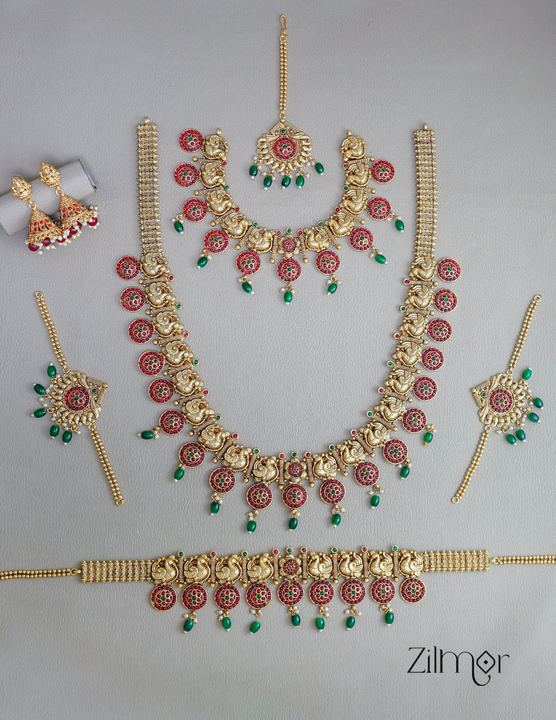 KI100887 - Antique Kemp Stone Bridal Combo Set