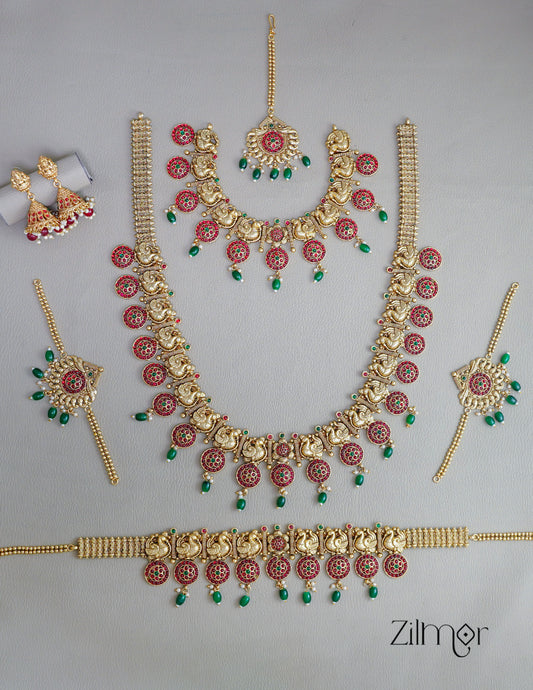 KI100887 - Antique Kemp Stone Bridal Combo Set