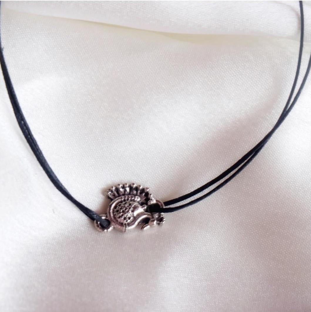 Peacock Charm Anklet 1-Zilmor