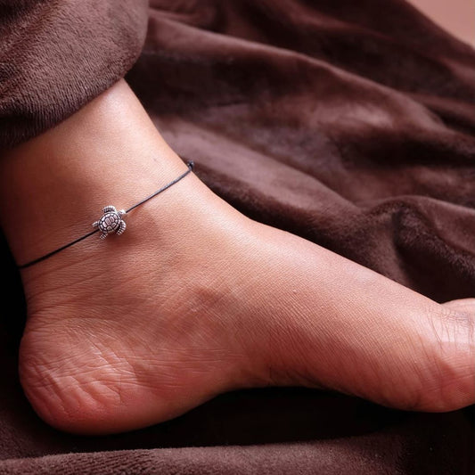 Tortoise Charm Anklet