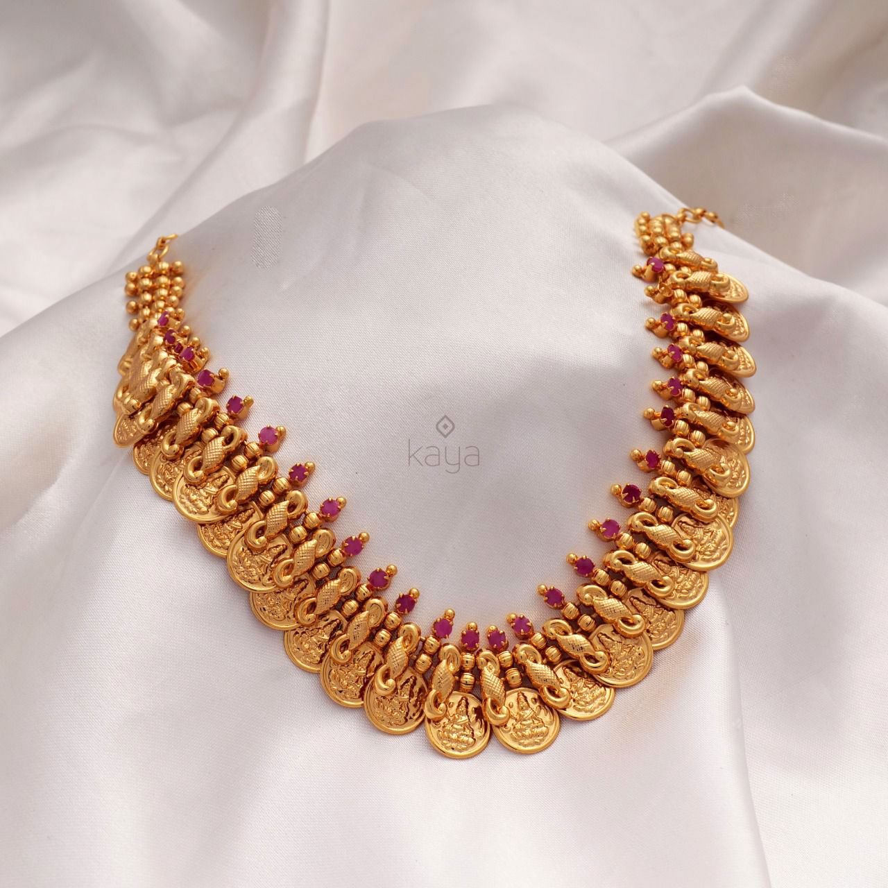 Lakshmi coin Short Necklace