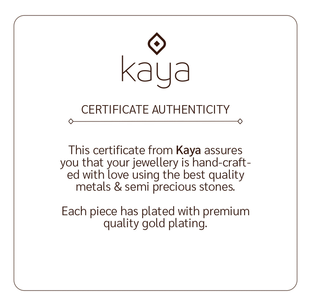 Liba - Multi Colour Natural Stone Necklace Earrings Set (color option) 15-Zilmor